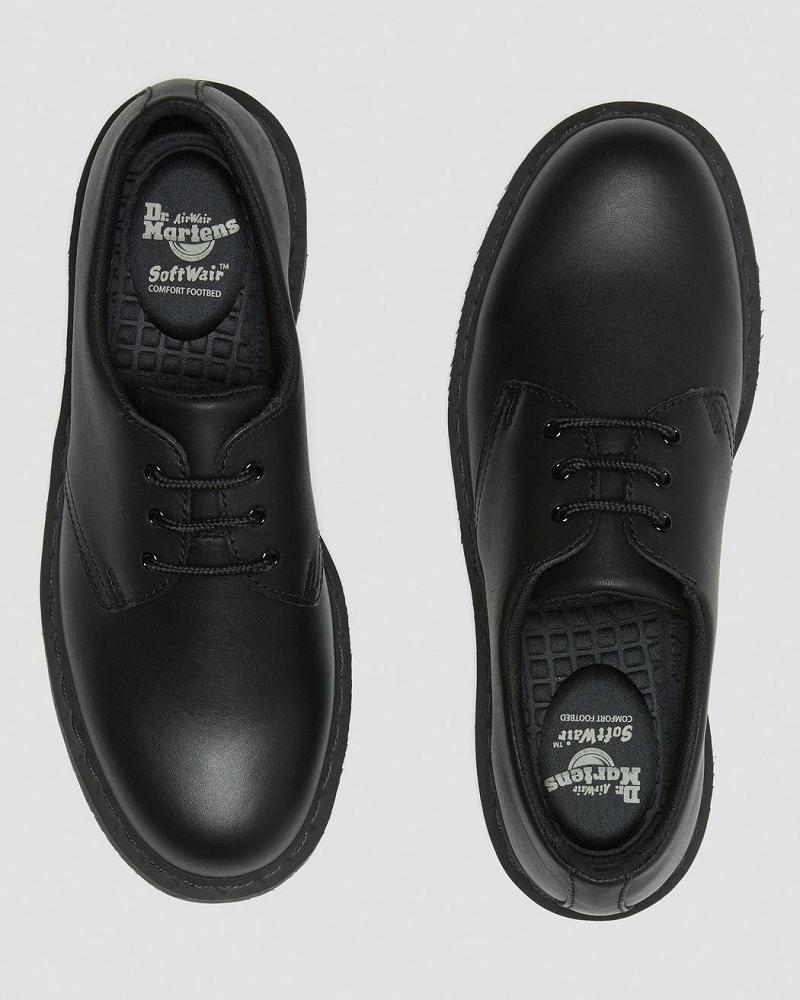 Dr Martens 1461 Mono Slip Resistant Arbejdssko Dame Sort | DK 401WNB